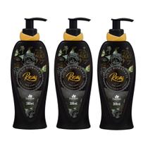3UN Loção Hidratante Corporal Rosas Negras 300ml Davene