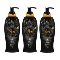 3UN Loção Hidratante Corporal Rosas Negras 300ml Davene