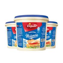 3Un Maionese DAjuda Refil 3Kg Para Restaurante Lanches Petiscos Pastéis Batata Frita
