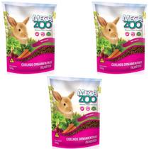 3un MegaZoo Extrusado Coelhos Filhotes Ornamentais 500g 3un MegaZoo Extrusado Coelhos Filhotes Ornamentais 500g