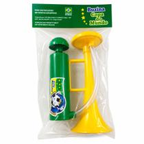 3UN Mini Corneta Brasil Brazuca Copa 2026 Torcida Vuvuzela 3UN Mini Corneta Brasil Brazuca Copa 2026 Torcida Vuvuzela