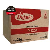 3Un Molho De Tomate Sabor Pizza DAjuda 3Kg Para Refogado Receitas Acompanhamentos Massas - Wilson Foods
