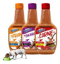 3un Molho Para Ração De Cachorro Petisco Sabores Diversos