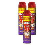 3Un Mortein Multi Barata Mosca Aranha 360ml Ação Rápida