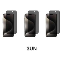 3UN Película 3D De Vidro Privacidade Para Iphone 14 PRO MAX