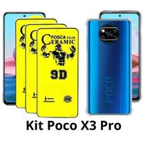 3UN Película Fosca + 1UN Capa Transparente para Xiaomi Poco X3 Pro 3UN Película Fosca + 1UN Capa Transparente para Xiaomi Poco X3 Pro