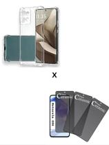 3UN Película Fosca Privacidade + Capa Anti Choque Transparente Para Moto G86 5G 3UN Película Fosca Privacidade + Capa Anti Choque Transparente Para Moto G86 5G