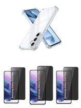 3UN Película Fosca Privativa + Capa Silicone TPU Para Galaxy S25 Plus 3UN Película Fosca Privativa + Capa Silicone TPU Para Galaxy S25 Plus