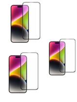 3UN Película Protetora De Vidro Temperado 3D para Iphone 16 Pro Max
