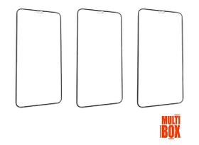 3UN Películas 3D Vidro Protetora Para Iphone 11/XR