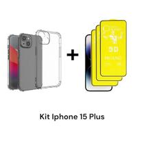 3UN Películas 9D Flexível Fosca Para Tela + 1UN Capa Capinha Anti Impacto Para Iphone 15 PLUS 3UN Películas 9D Flexível Fosca Para Tela + 1UN Capa Capinha Anti Impacto Para Iphone 15 PLUS