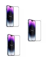 3UN Películas Frontal 3D Vidro Temperado Para Iphone 16 Plus