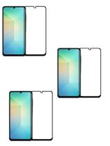 3UN Películas Frontal 3D Vidro Temperado Para Samsung Galaxy A17