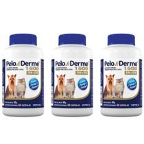 3un Pelo E Derme 1500Mg 60cps Suplemento Para Cães E Gatos 3un Pelo E Derme 1500Mg 60cps Suplemento Para Cães E Gatos