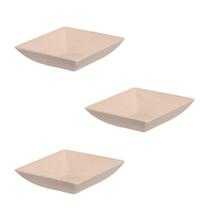 3un prato mini petisqueira quadrado aperitivos bege