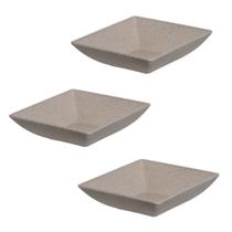 3un prato mini petisqueira quadrado petiscos cinza