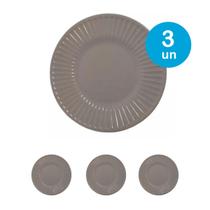 3un Prato sobremesa petiscos melamine plissé buffet 20cm