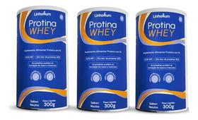 3un Protina Whey Suplem 100% Proteina Isolada Leite Linhahum
