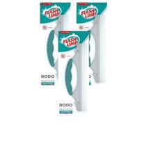 3Un Rodo Silicone Multiuso Cozinha Pia Vidros Janela Barato