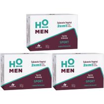 3UN Sabonete Ho Men Corpo E Barba Sport Men 90g Davene 3UN Sabonete Ho Men Corpo E Barba Sport Men 90g Davene