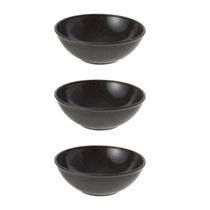3un Tigela bowl 700ml salada petiscos Preto 3un Tigela bowl 700ml salada petiscos Preto