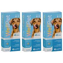 3un Wellpet 100mg - Caes De 4,6 A 10kg - Ourofino
