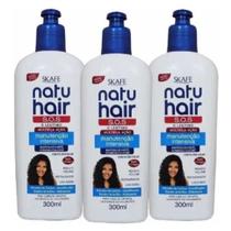 3Unid Natu Hair Creme Pentear Sos Manutenção Intensiva 300ml