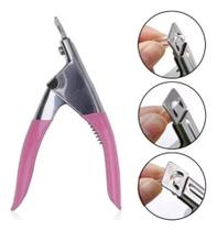 3X 1 Cortador Tips Alicate Unhas Postiças Gel Acrigel Porcel