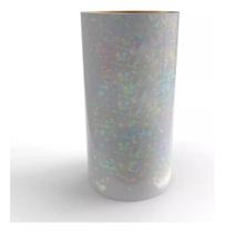 3X 10 Metros Bopp Caquinhos Holográfico 220Mm 1 Linha Top