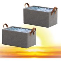 3X 2 Caixas De Gaveta Organizadores De Roupa Intimacaixa Org