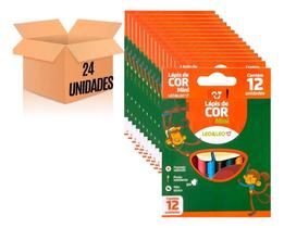 3X 24 Caixas Mini Lápis De Cor 12 Cores Lembrancinhas Atacad 3X 24 Caixas Mini Lápis De Cor 12 Cores Lembrancinhas Atacad