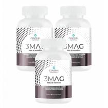 3x 3 Mag Magnesio Quelato Taurato Dimalato Central Nutrition
