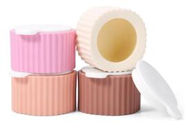 3X 4X Frasco Pote Silicone Viagem Creme Facial Cosmético Tam