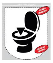 3X 5 Adesivo Desentupir Vaso Sanitário Entupido Descartavel 3X 5 Adesivo Desentupir Vaso Sanitário Entupido Descartavel