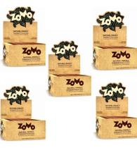 3X 5 Caixas Sedas Zomo Com 50 Livretos Cada Marrom