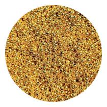 3X 50G Pérolas Dourada 3Mm Mini Pequena Aprox 5000 Miçangas