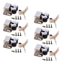 3X 6 Fecho Rolete Pressão Trava Portas Guarda Roupas Armário 3X 6 Fecho Rolete Pressão Trava Portas Guarda Roupas Armário