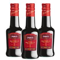 3X Aceto Balsâmico Italiano Ponti Red Label 250Ml