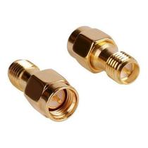 3x Adaptador Wifi Conector Rp-sma Fêmea X Sma Macho 3x Adaptador Wifi Conector Rp-sma Fêmea X Sma Macho