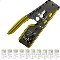 3X Alicate Crimpar Rj45 Conector Cabo Ethernet Ez Crimp Va