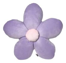 3X Almofada Flor Pelúcia Margarida Decoração Festa Sala Quar