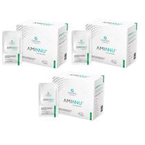 3x Aminnu Sem Xilitol-30 Sachês- Central Nutrition- Limão