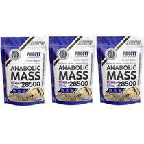 3x Anabolic Mass 28500 Profit 3Kg Refil Baunilha 3x Anabolic Mass 28500 Profit 3Kg Refil Baunilha