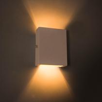 3x Arandela Slim 2 Focos Branca + LED G9 5W Branco Quente St1597 3x Arandela Slim 2 Focos Branca + LED G9 5W Branco Quente St1597