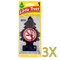 3x Aromatizante Little Trees No Smoking (Sândalo) Não Fume