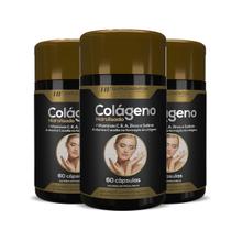 3x auxilia na formação de colageno com vitamina c e a