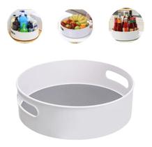 3X Bandeja Giratória Organizadora Cozinha Banheiro Lavanderi