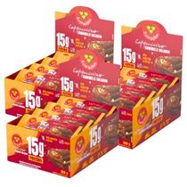 3x Barra Proteica 3 Corações Cappuccino Caramelo Salgado 12 Unidades 50g