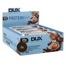 3x Barra Proteica Dux Chocolate e Avela 12 Unidades 60g
