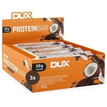 3x Barra Proteica Dux Chocolate e Coco 12 Unidades 60g